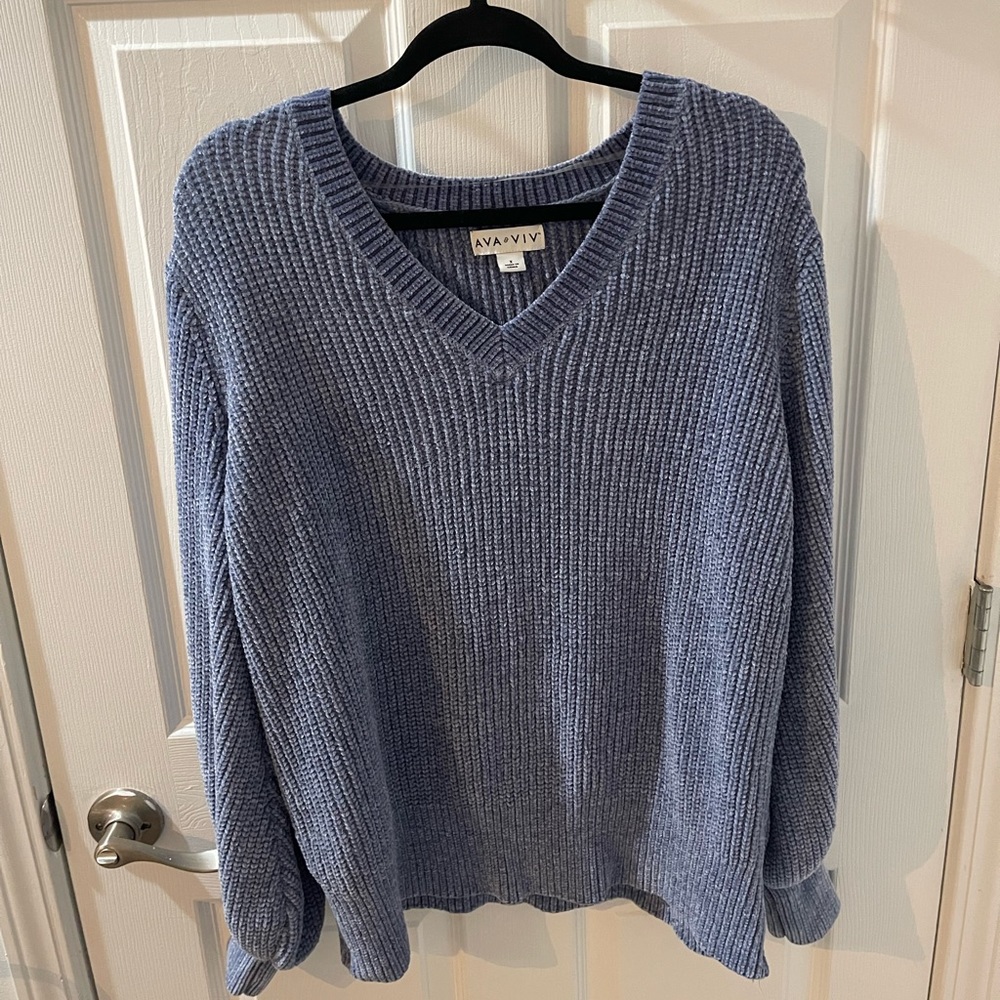 Cozy blue sweater